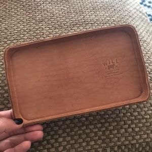 Will Leather Goods Valet Tray